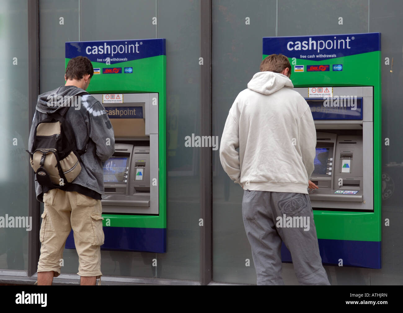 Lloyds TSB punto di contanti in Gloucester in Inghilterra Foto Stock