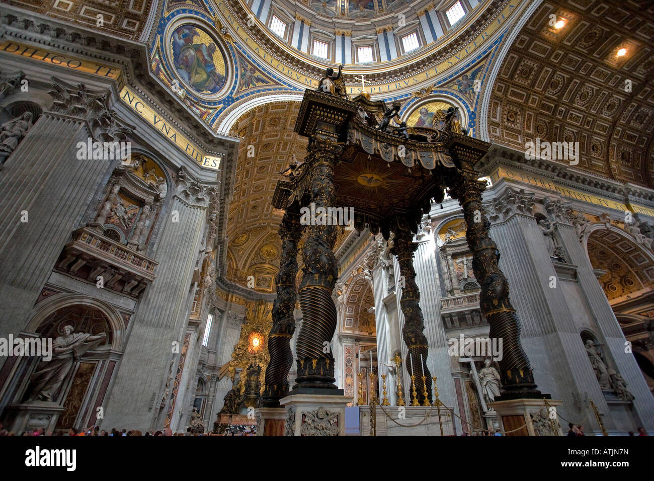 Baldacchino Del Bernini In San Pietro Dettaglio del Bernini baldacchino barocca Basilica di San Pietro Roma