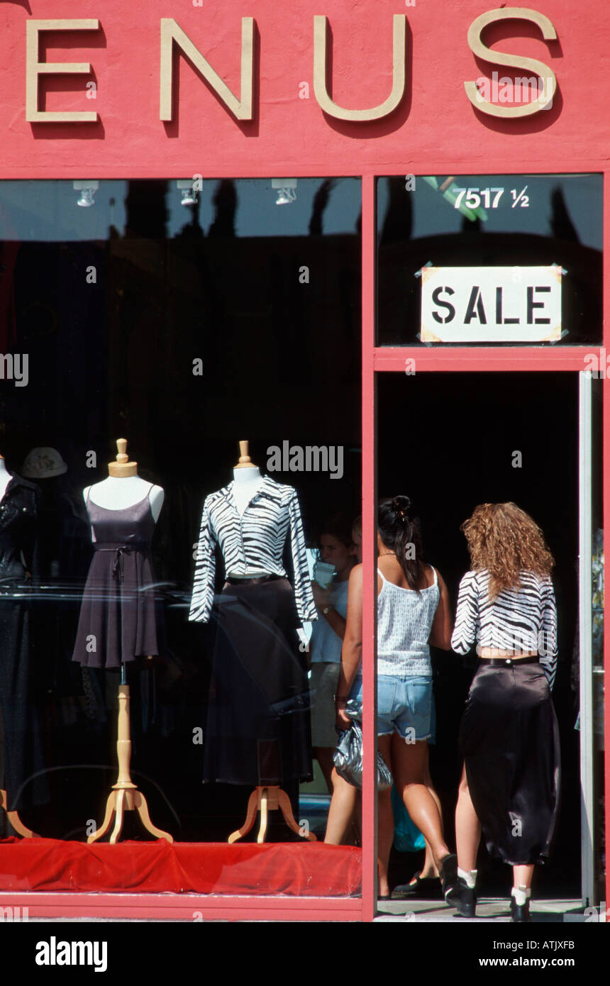 Shop / Boutique / Los Angeles Foto Stock
