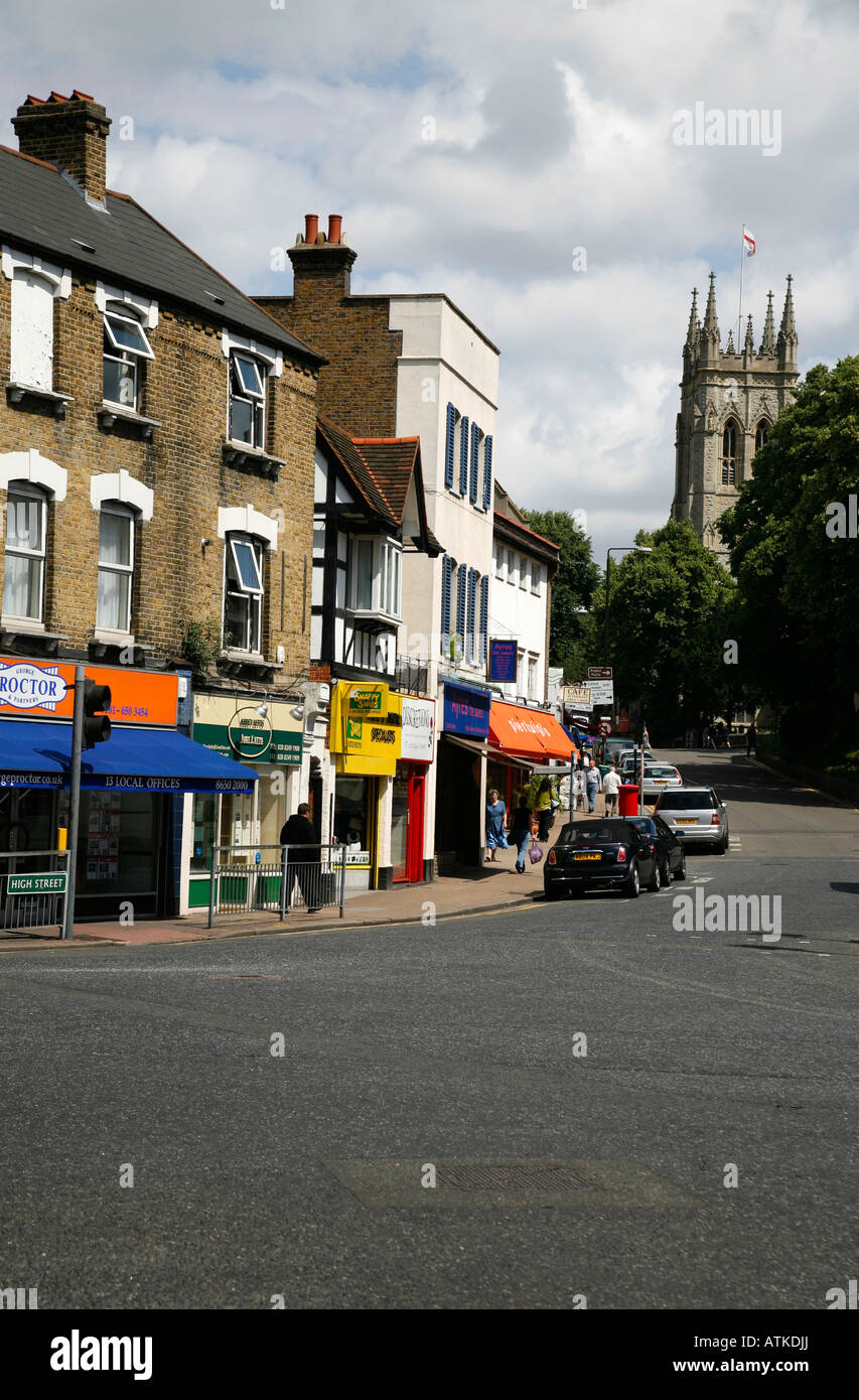 High Street in Beckenham, Londra Foto Stock