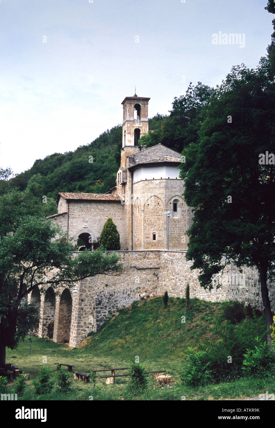 Italia - S. Eutizio abbey - Foligno - Umbria Foto Stock