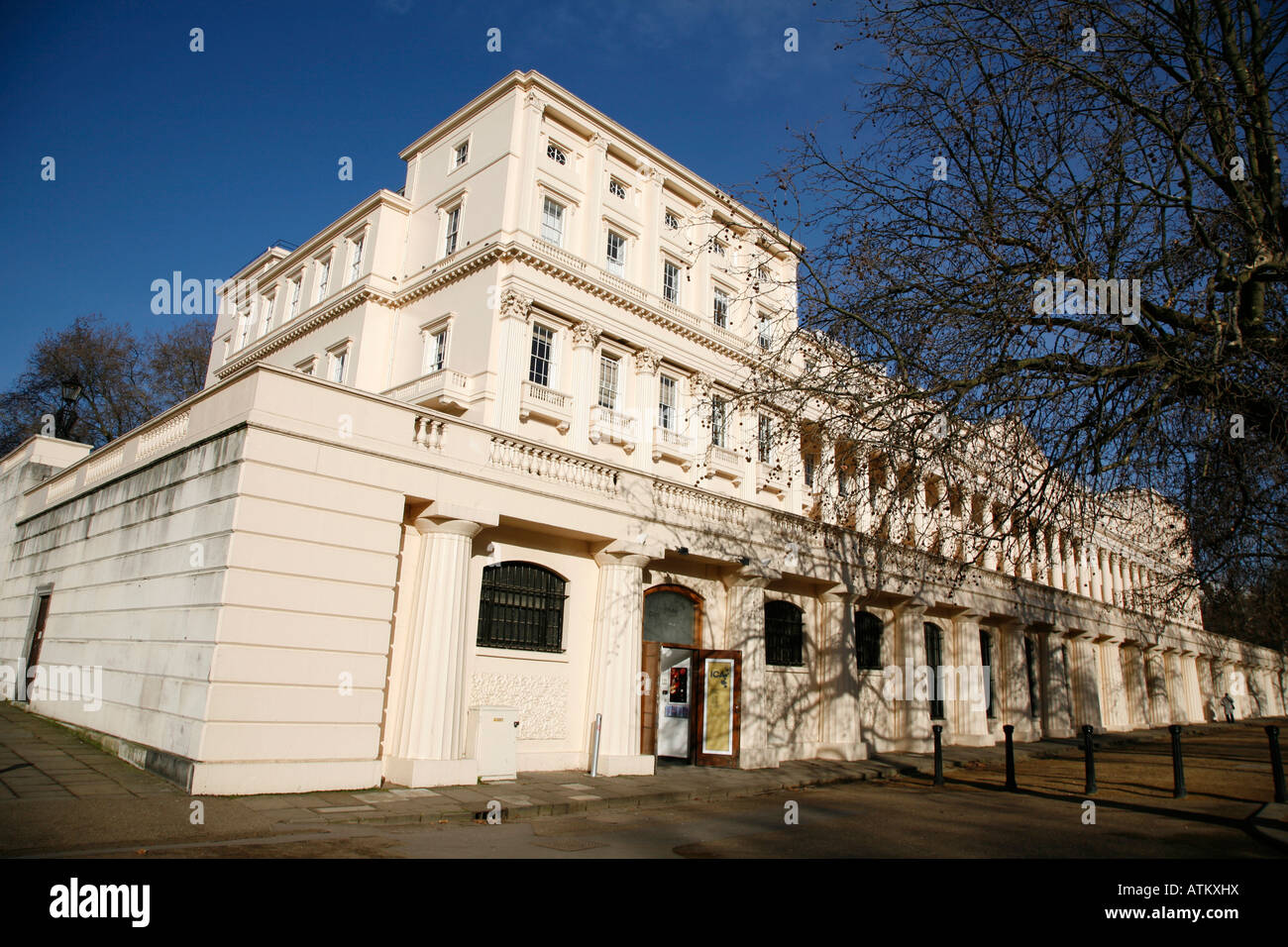 Istituto di Arti Contemporanee (ICA) su Carlton House Terrace, St James, Londra Foto Stock