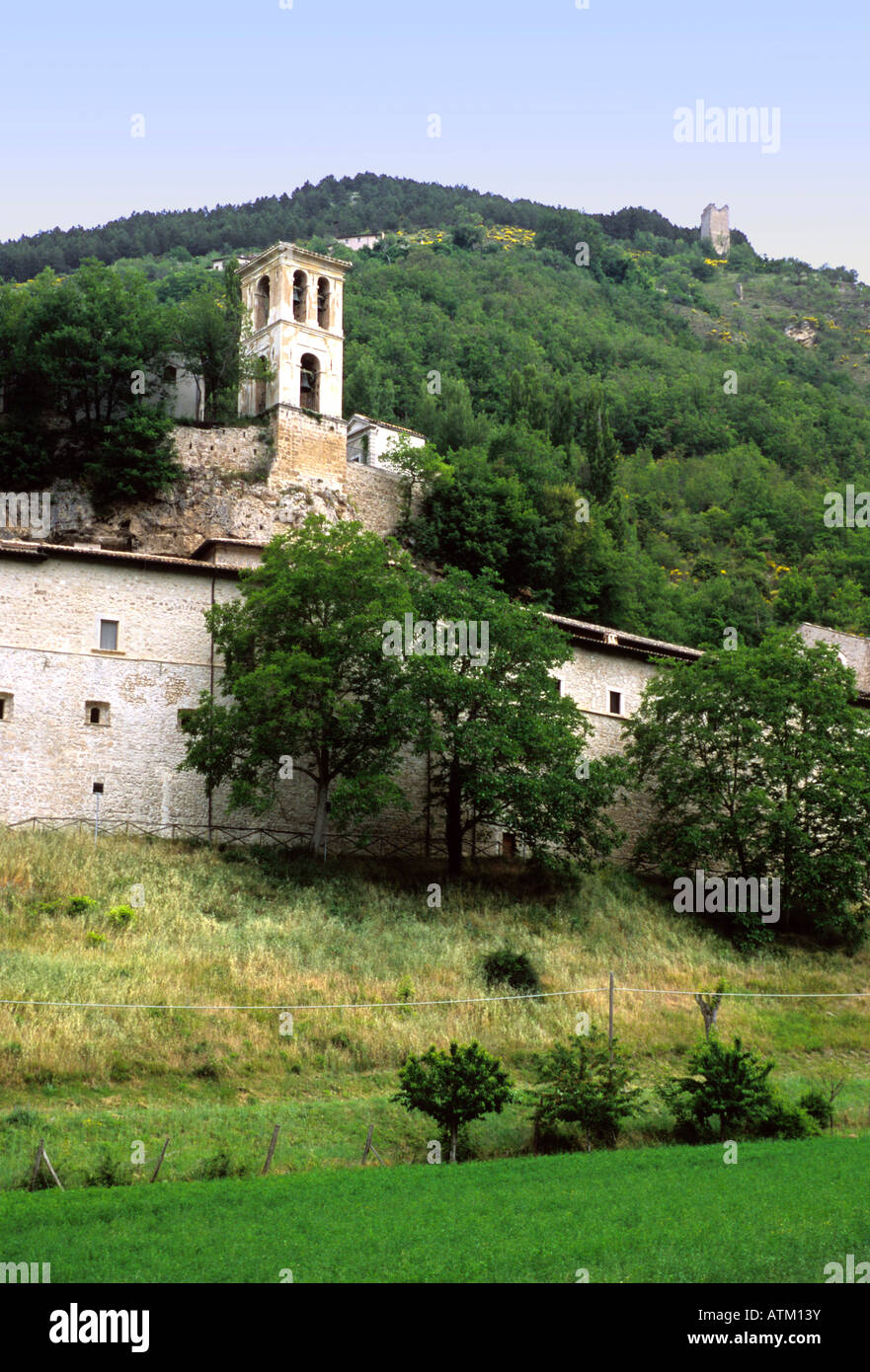 Italia - S. Eutizio abbey - Foligno - Umbria Foto Stock