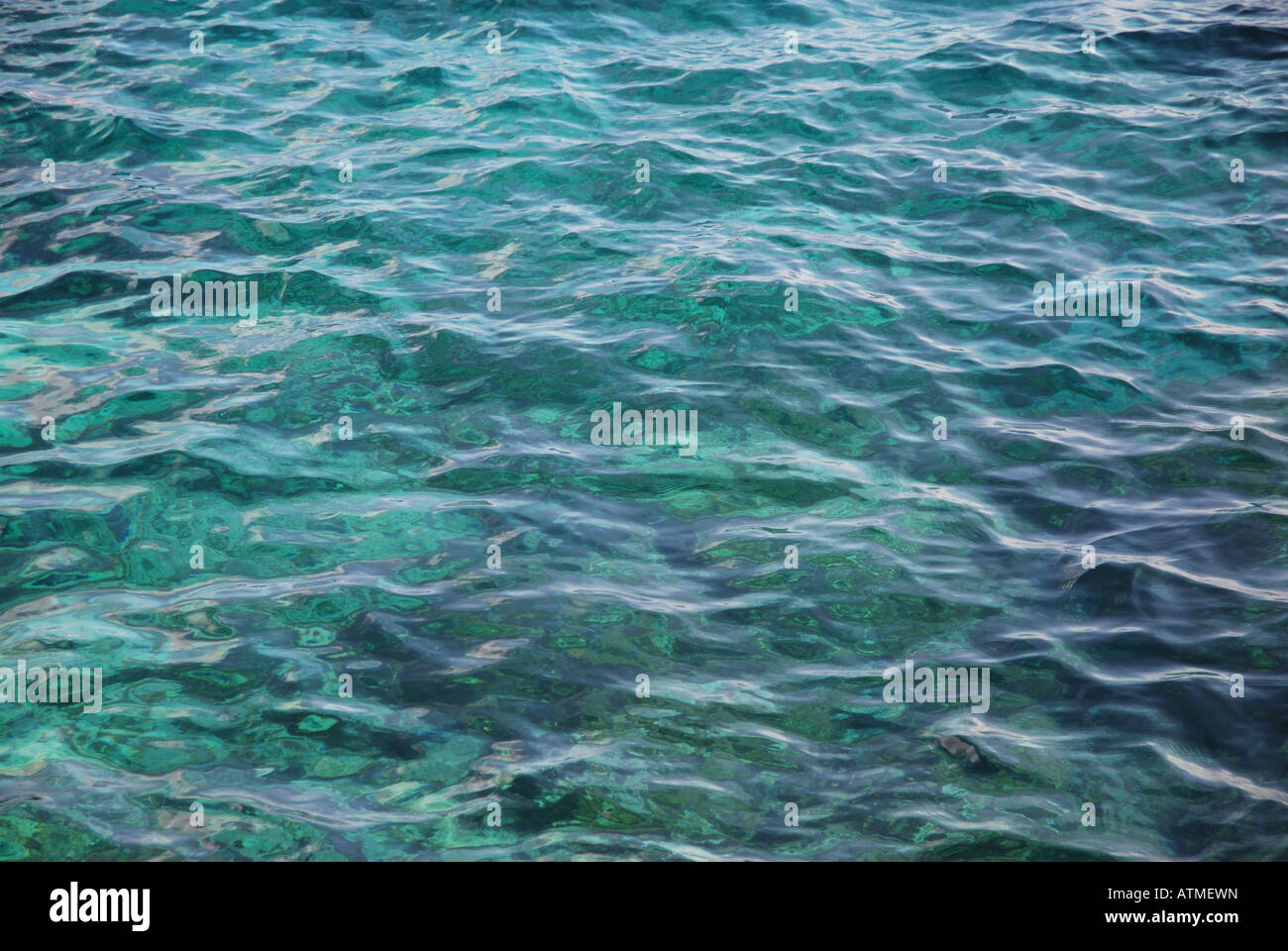 Acqua di mare sullo sfondo Foto Stock