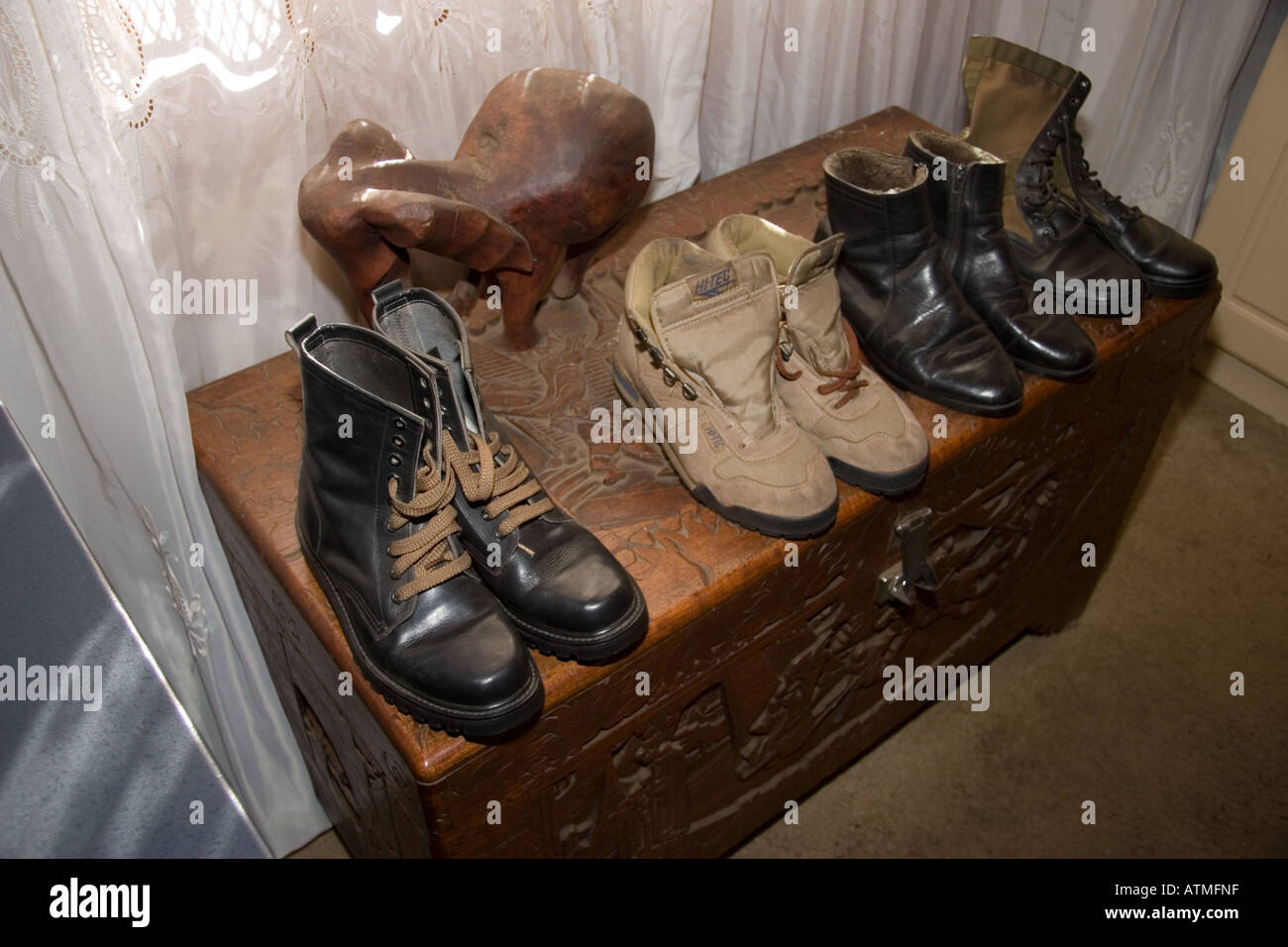 Il Nelson Mandela museum nel quartiere di Soweto, Sud Africa. Foto Stock