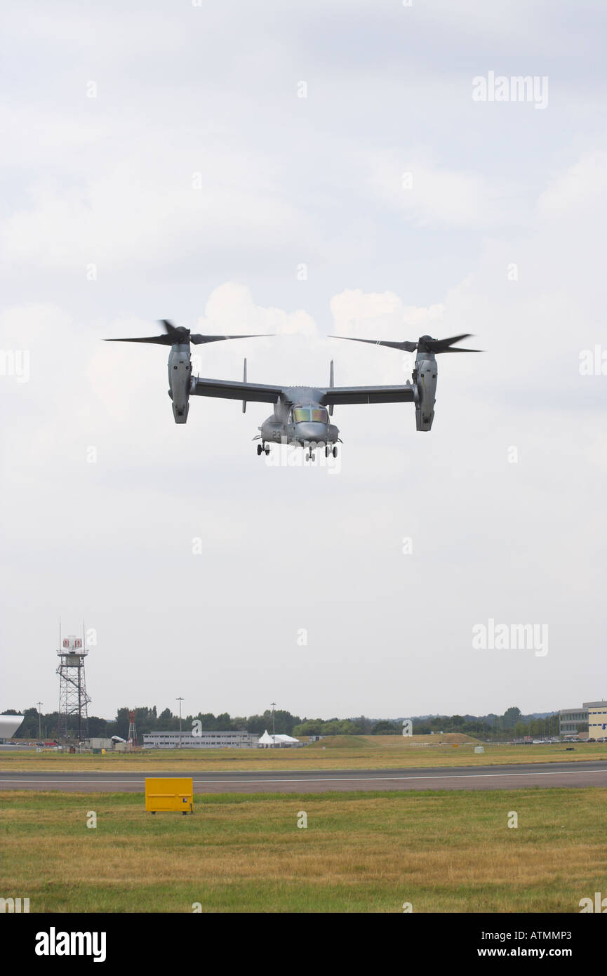 Osprey V22 in modalità di visualizzazione al passaggio del mouse si inchinano Foto Stock