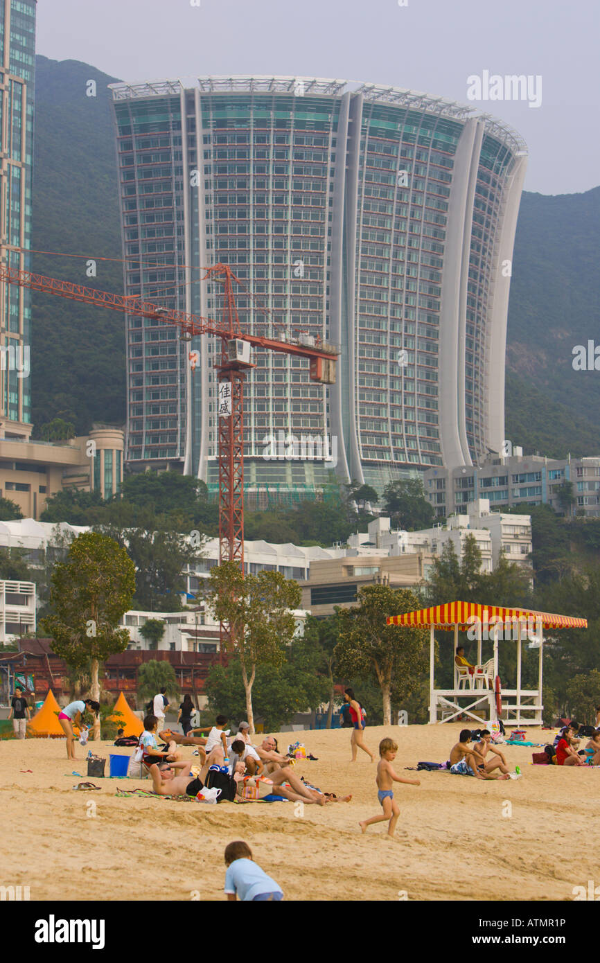 HONG KONG CINA spiaggia presso Repulse Bay sull'Isola di Hong Kong Foto Stock