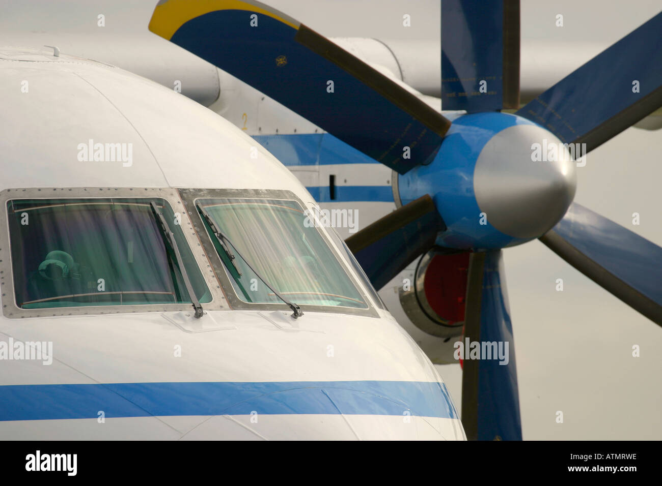 Close up di aereo Foto Stock