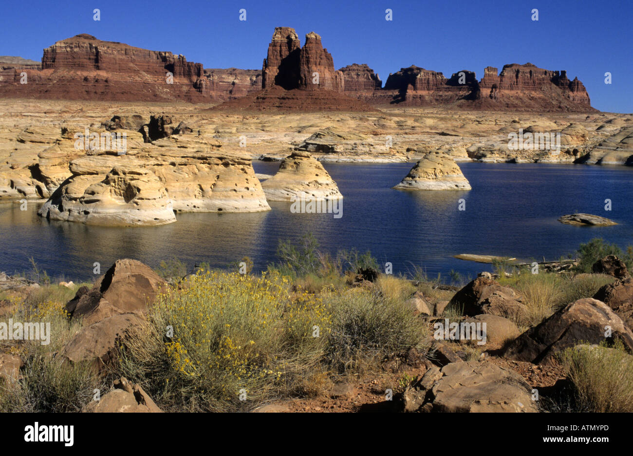 Il Lake Powell Glen Canyon National Recreation Area USA Utah Foto Stock