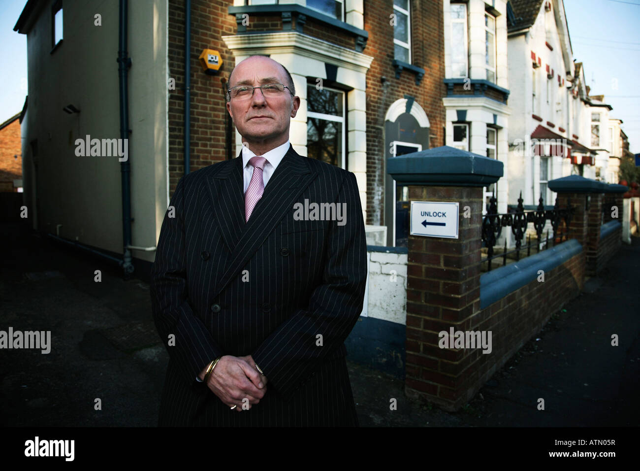 Bobby Cummines dalla carità sbloccare basato in Snodland Kent REGNO UNITO Foto Stock