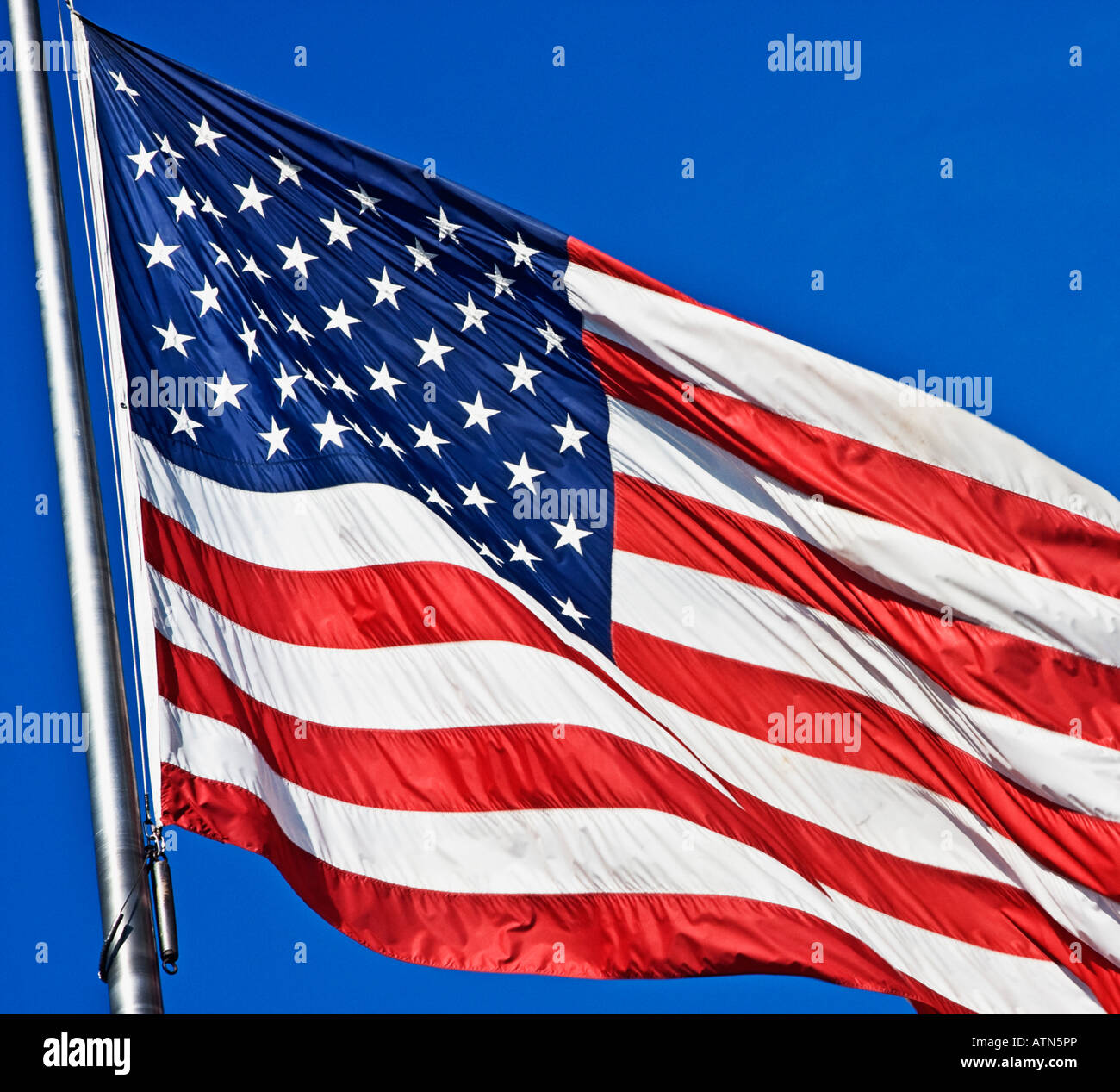 Bandiera americana Foto Stock