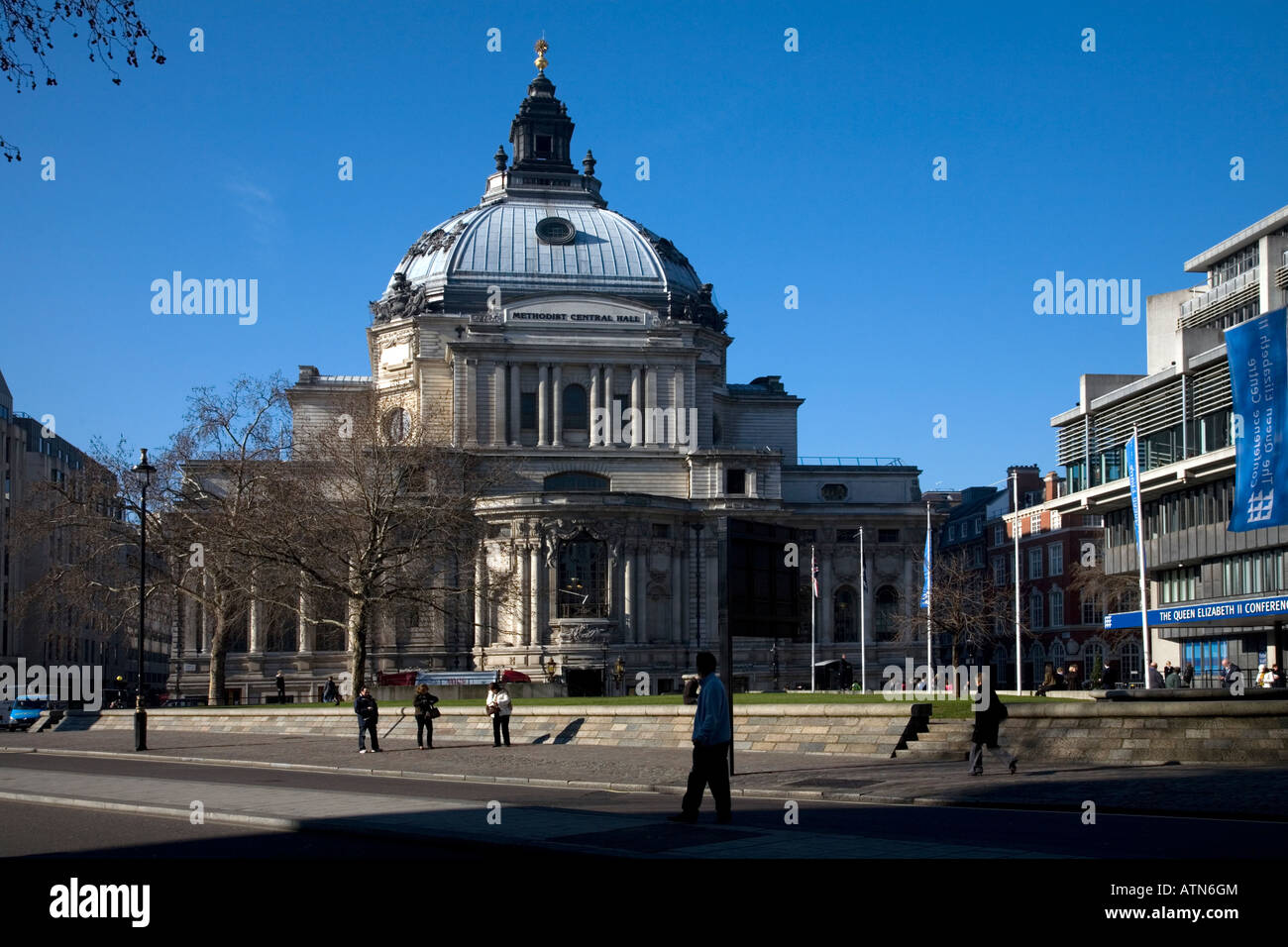 Il Methodist Central Hall Westminster London Inghilterra England Foto Stock
