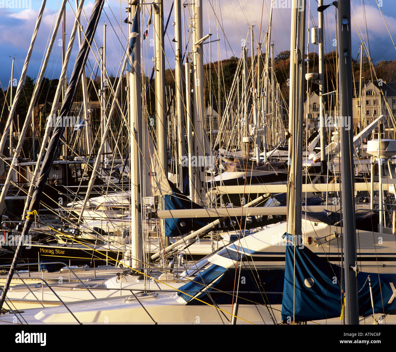 Inverkip Marina Scozia Scotland Foto Stock