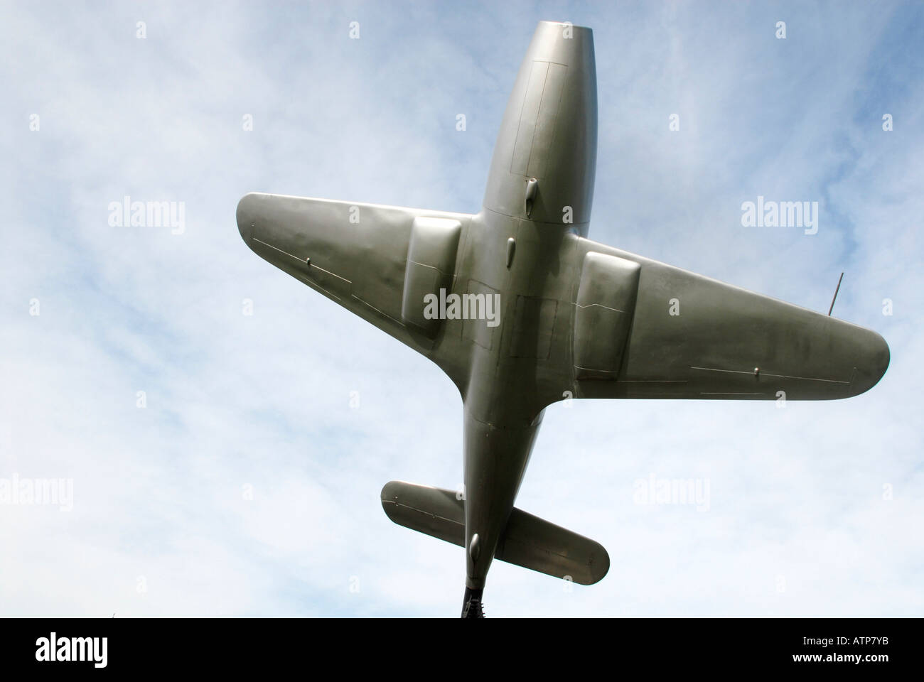 Modello di Frank Whittle Jet a Lutterworth UK Foto Stock