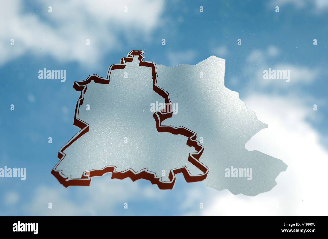 mappa di berlino con il muro