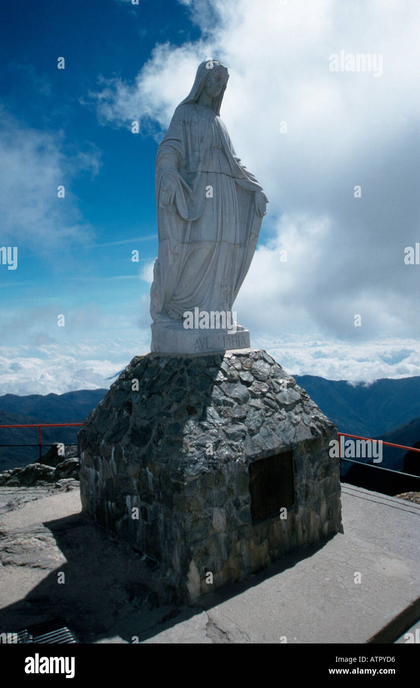 La statua della Madonna di Nuestra Senora de las Nieves Foto Stock