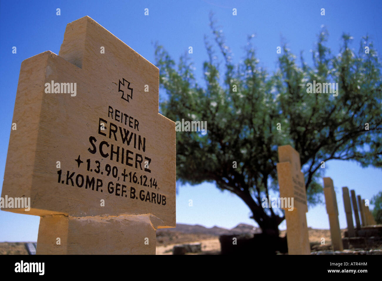 Grave pietra / Klein Aus Foto Stock