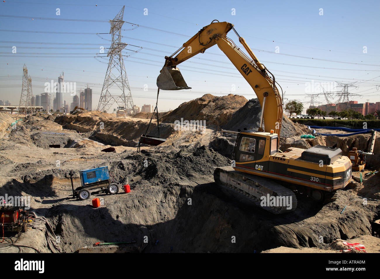 Impressionante costruzione a Dubai 6 Foto Stock