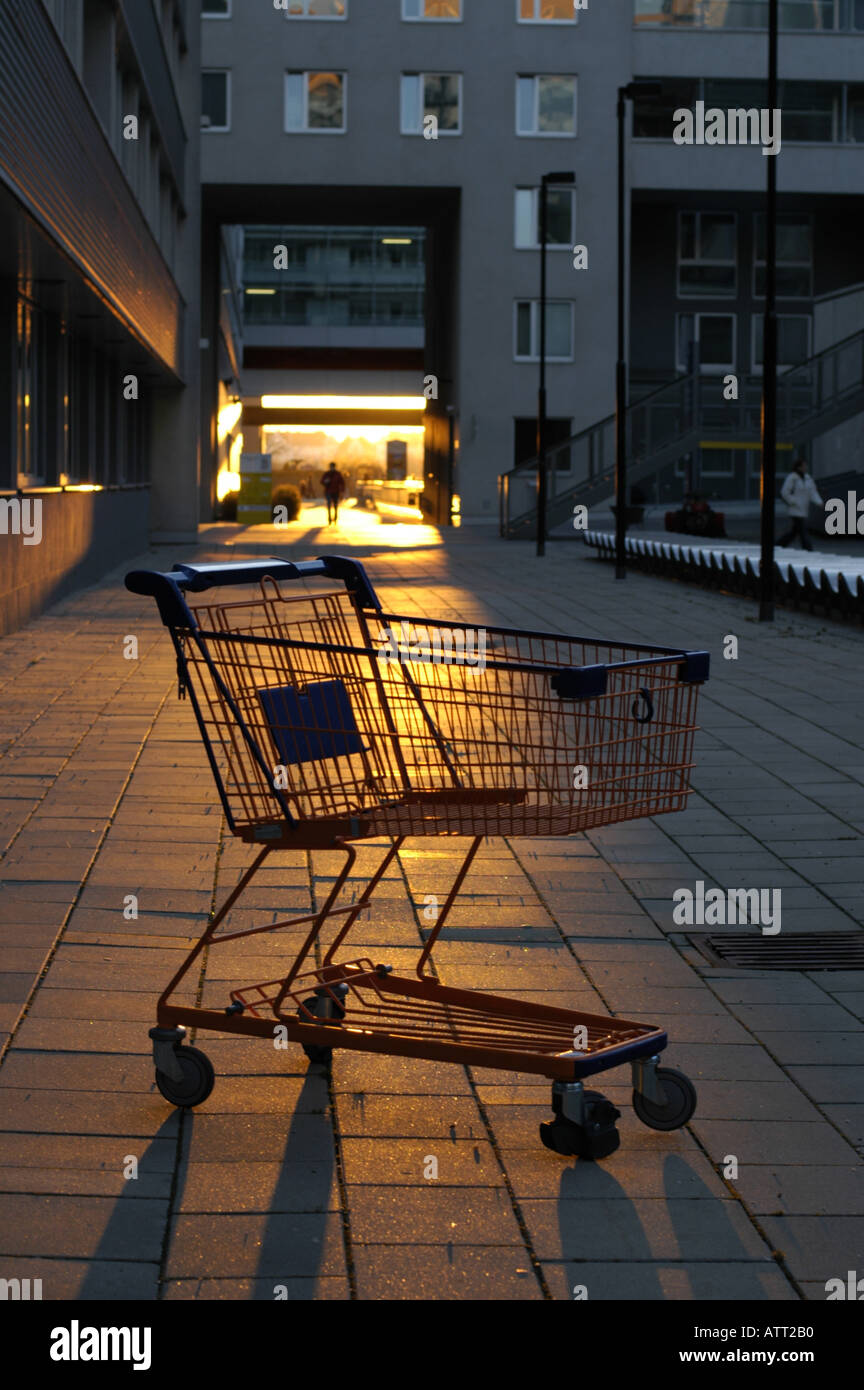 Vienna Danube City, architettura moderna Foto Stock