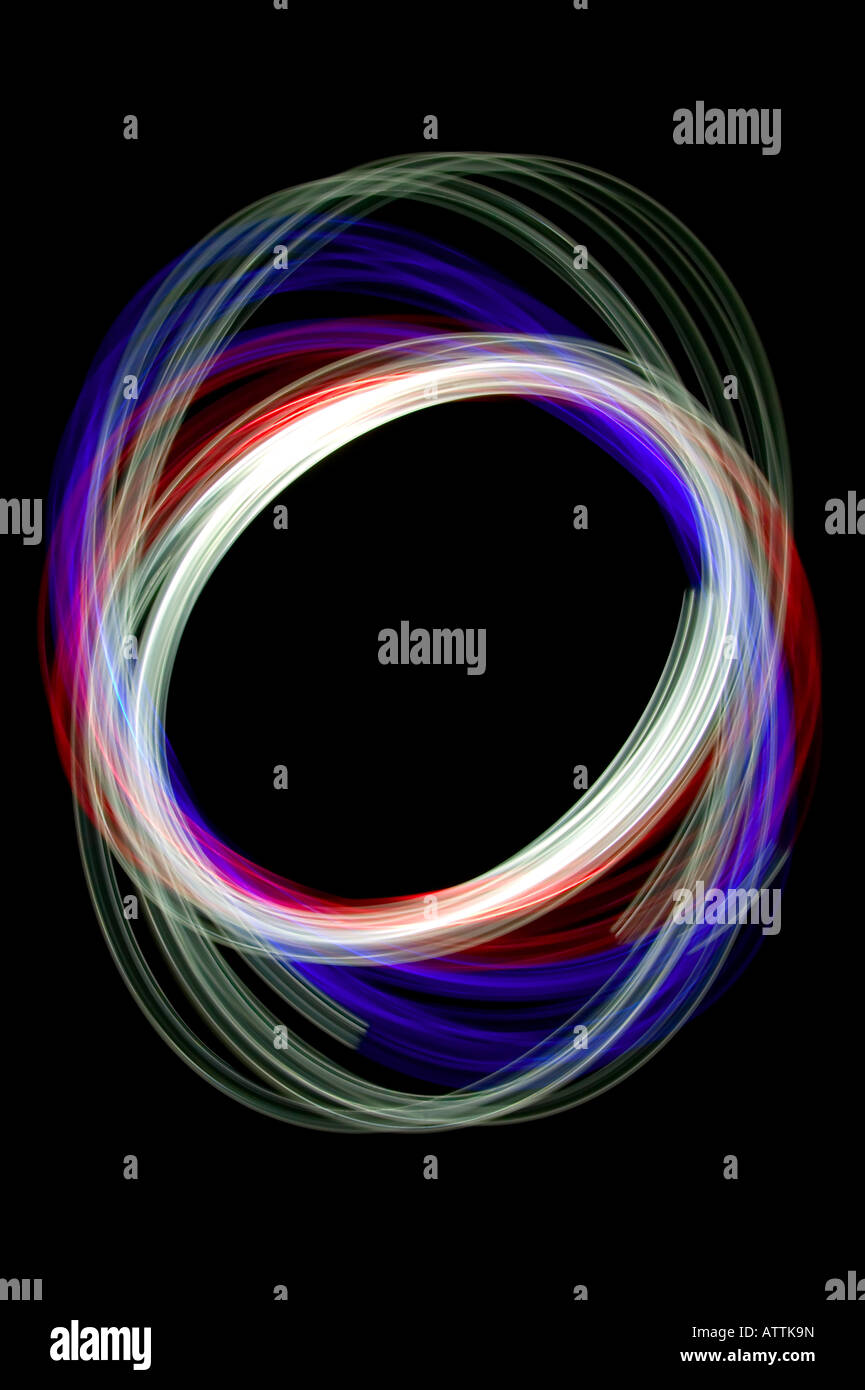 Physiogram con il rosso, il verde e il blu dei filtri Foto Stock