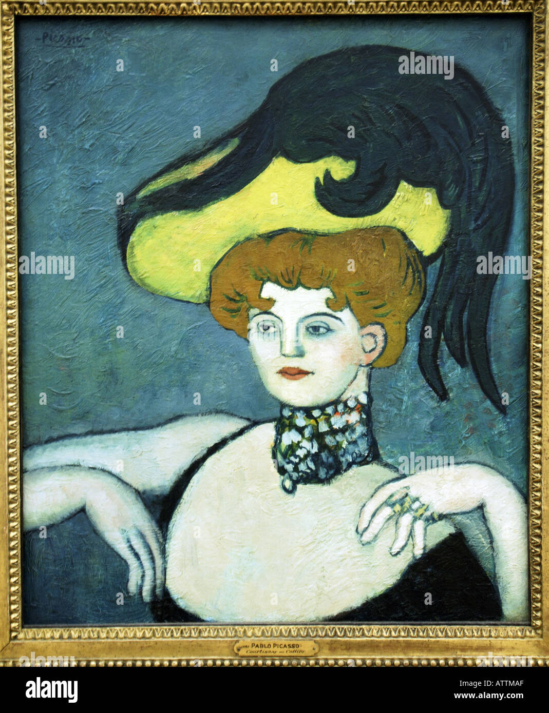 Torino Lingotto la Pinacoteca di Agnelli sul tetto della ex fabbrica Fiat un dipinto di Picasso Foto Stock