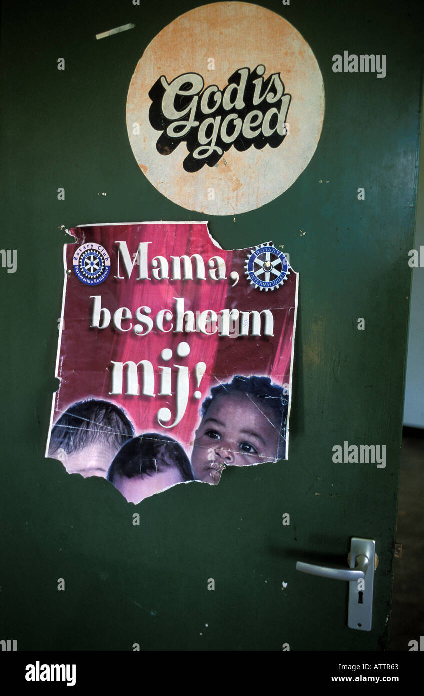 Moralistiche poster Foto Stock