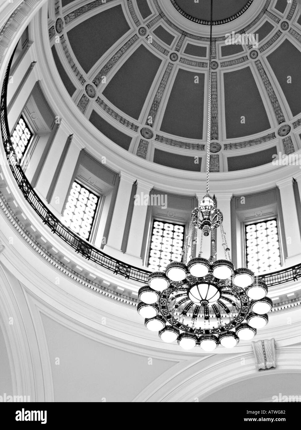 Arkansas capitale dello stato rotunda Foto Stock