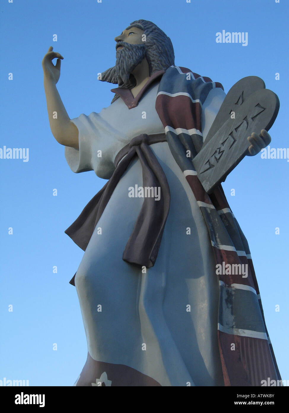 Mosè tenendo i comandamenti, Aguas de Moises complessa, Venezuela Foto Stock