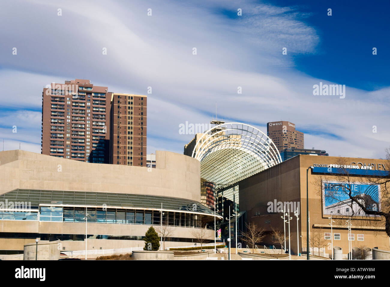 Denver Performing Arts Complex Foto Stock