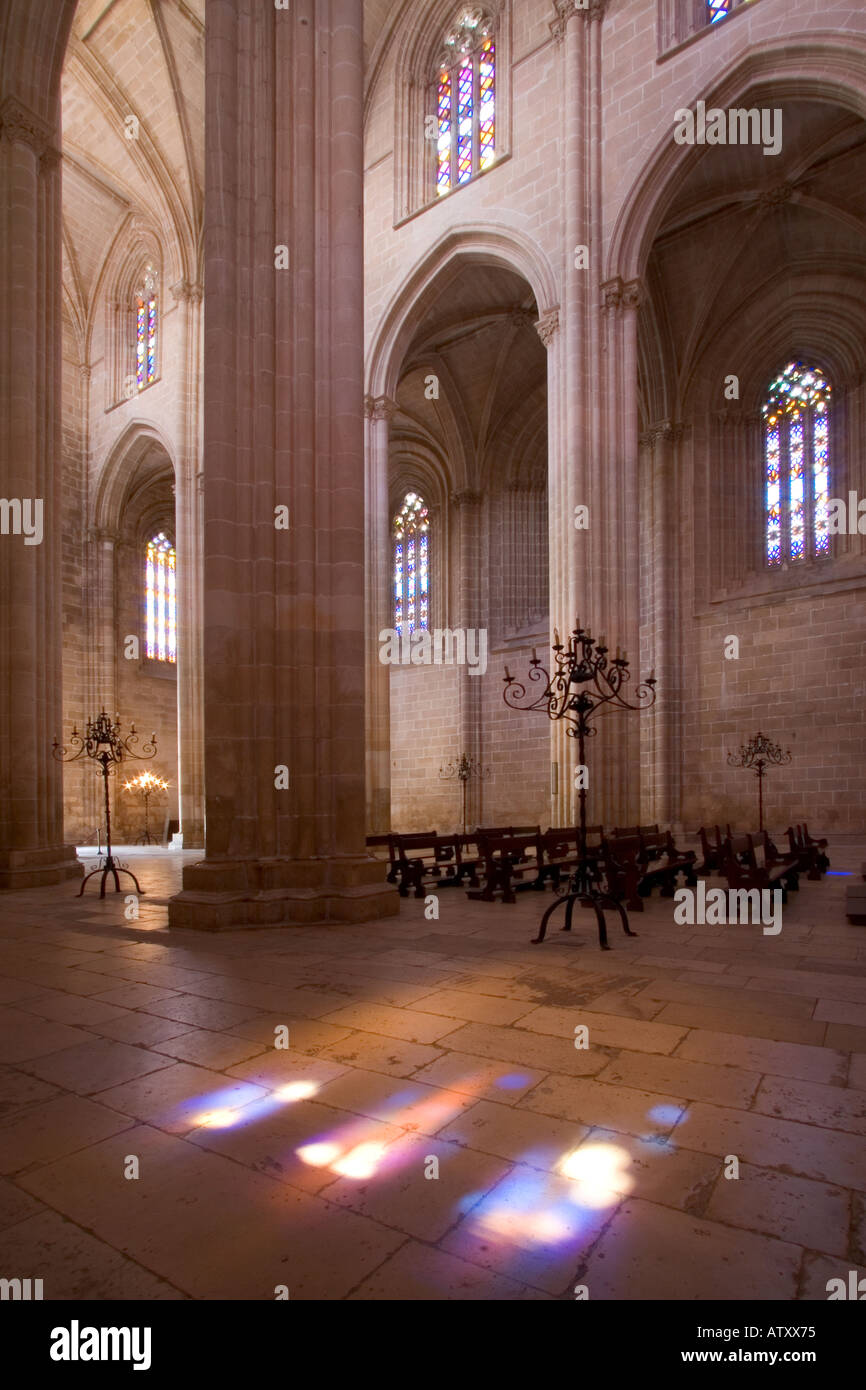 Mosterio de Santa Maria da Vitória Batalha Portogallo Foto Stock