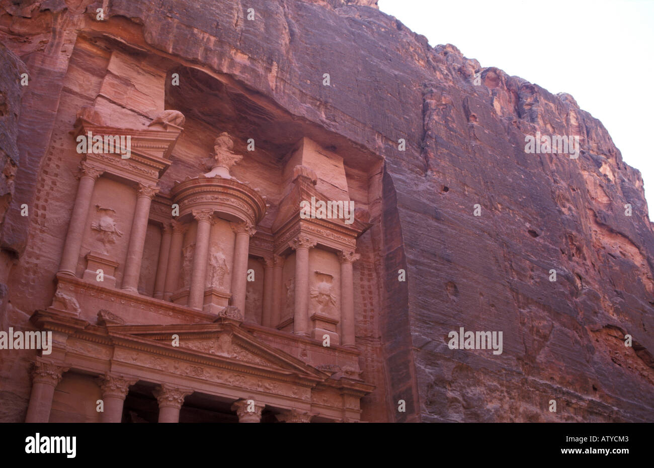 Tesoro Petra Giordania Medio Oriente Foto Stock