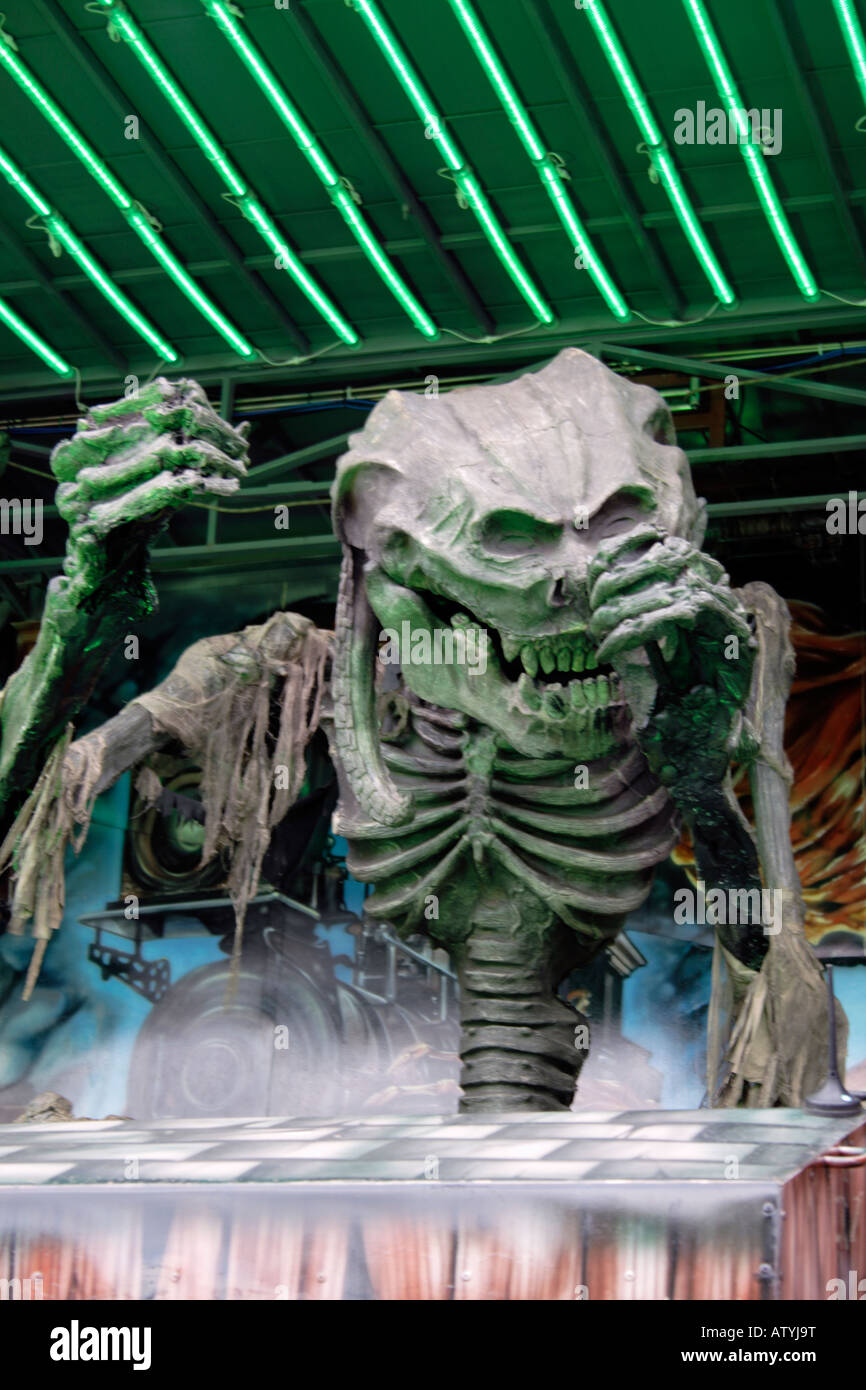 Scary monster presso il St Giles Fair Oxford Foto Stock