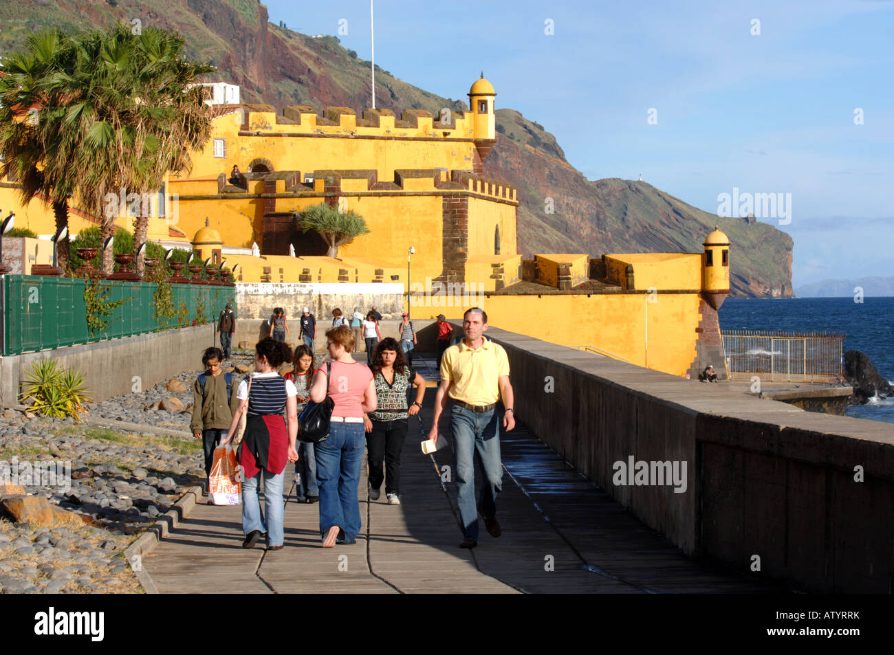 'Museum di arte contemporanea, 'Sao Tiago Fort', Funchal, Madeira Foto Stock