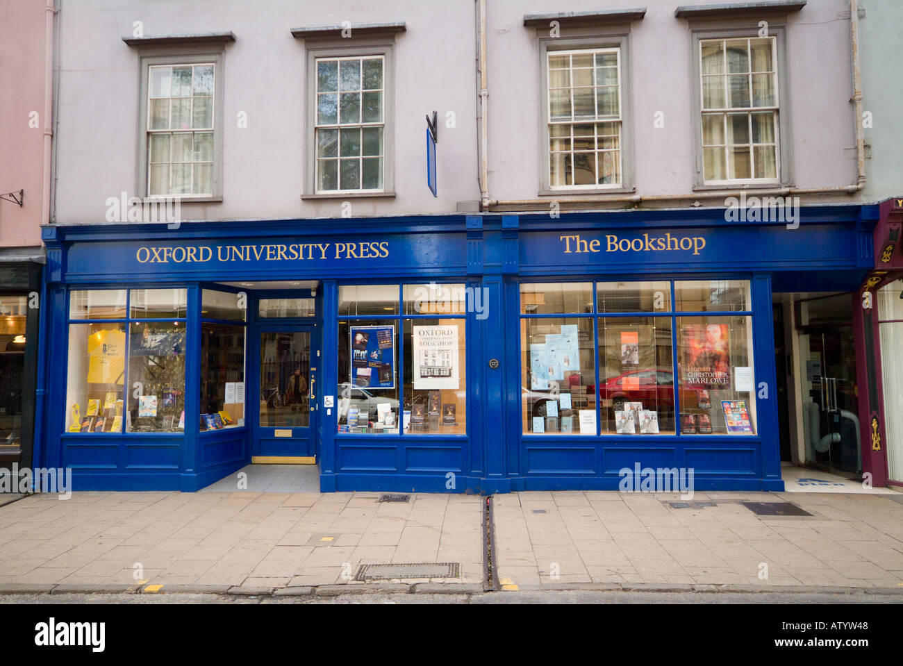 La Oxford University Press Bookshop in Oxford High Street Foto Stock