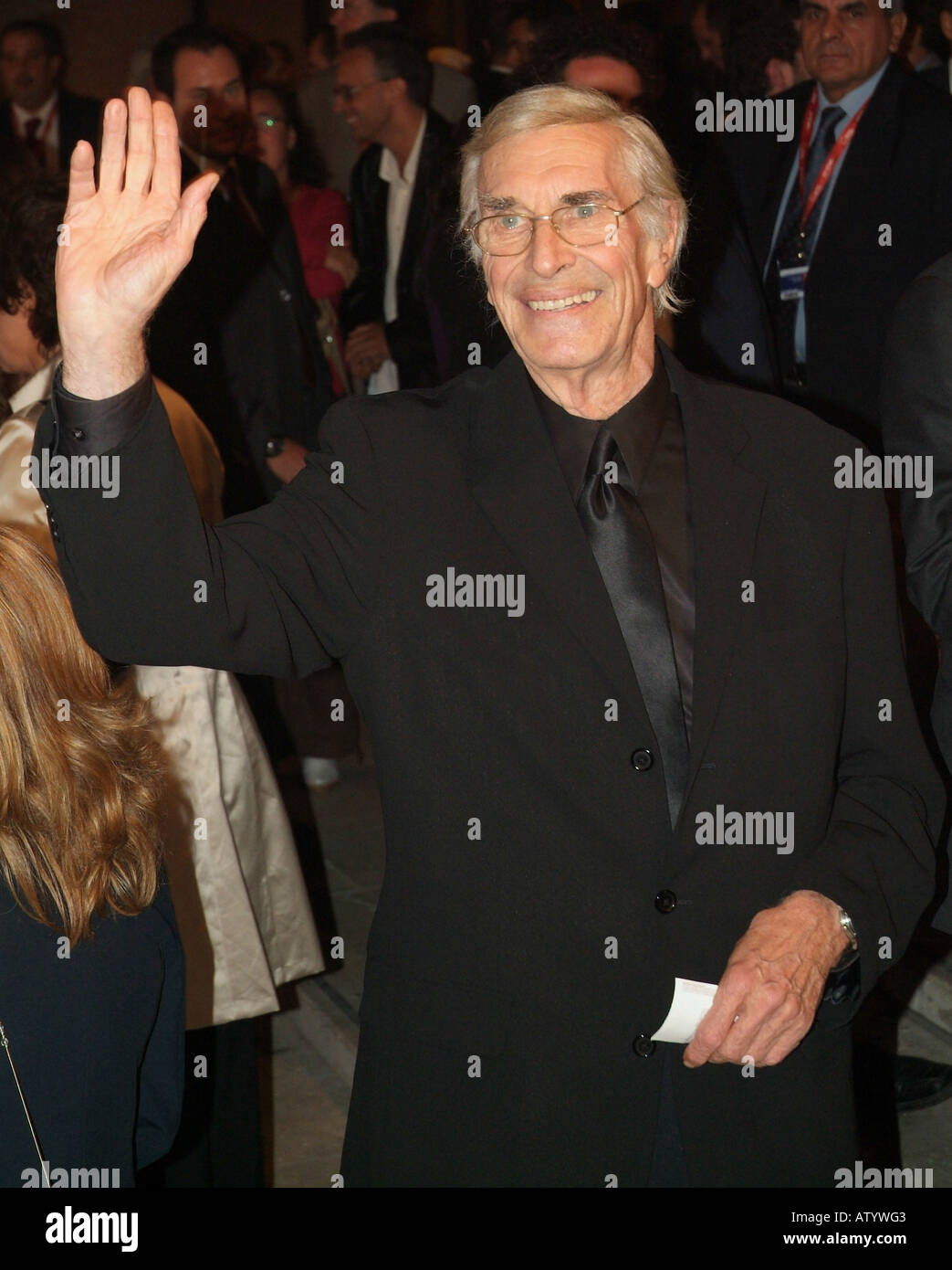 Tappeto rosso Martin Landau Roma Intenational Film Festival Roma Lazio Italia Foto Stock