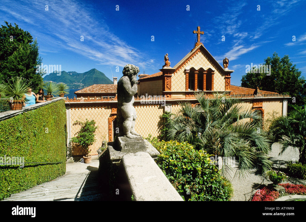 Cappella privata della famiglia Borromeo Isola Madre Stresa Piemonte Italia Foto Stock