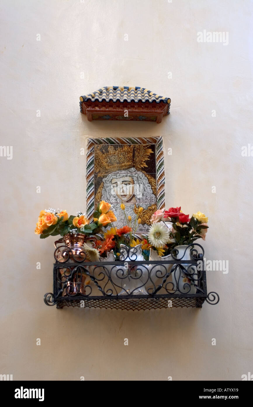 Santuario di parete Cadiz Spagna Foto Stock