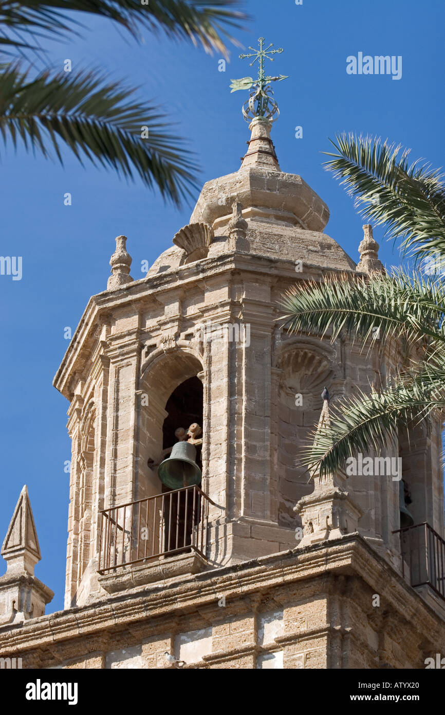 Torre Campanaria Cádiz Spagna Foto Stock