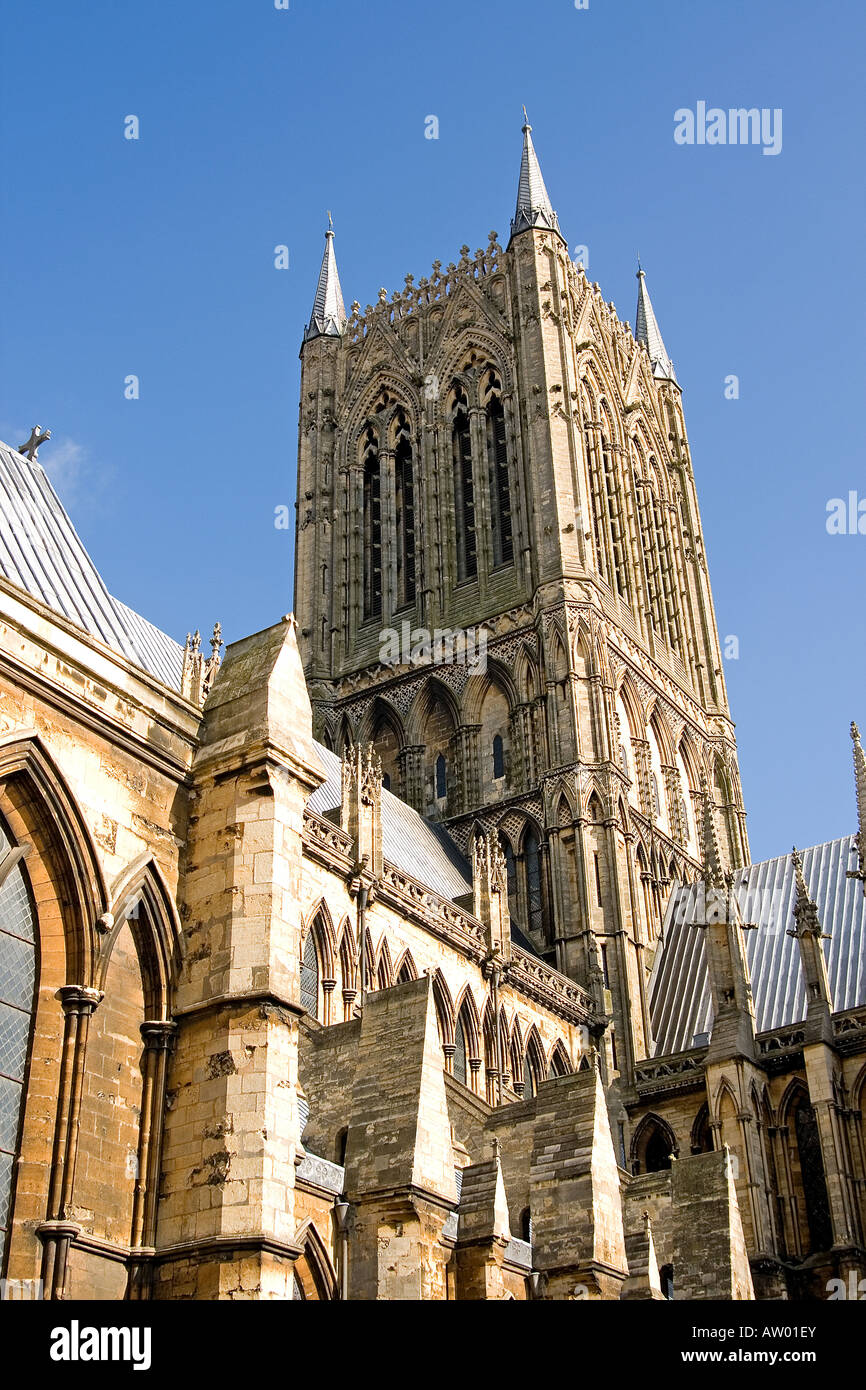 Cattedrale di Lincoln Foto Stock
