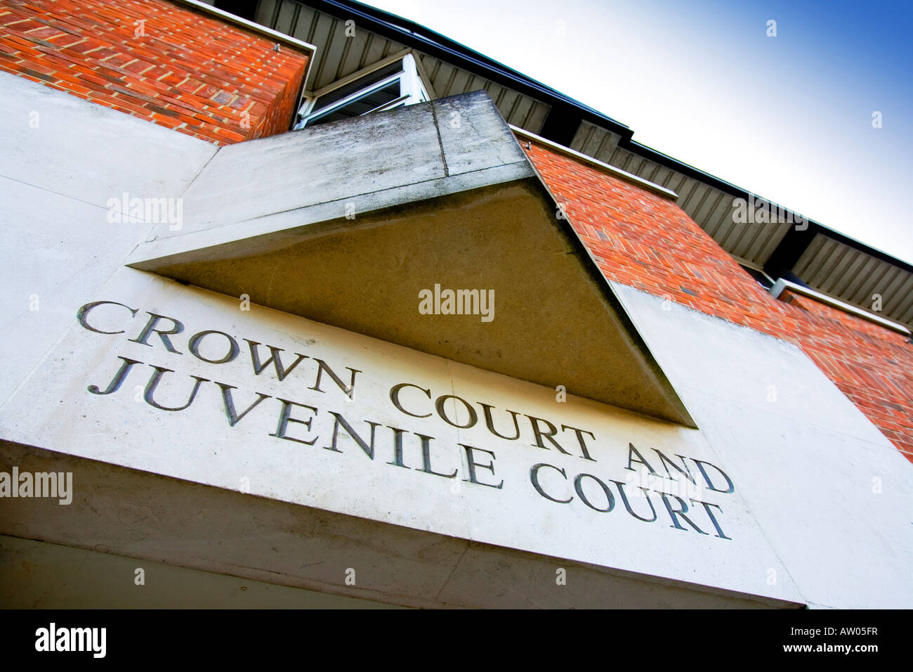 Isola di Wight Crown Court e il tribunale dei minori la costruzione di Newport Inghilterra UK Gran Bretagna Foto Stock