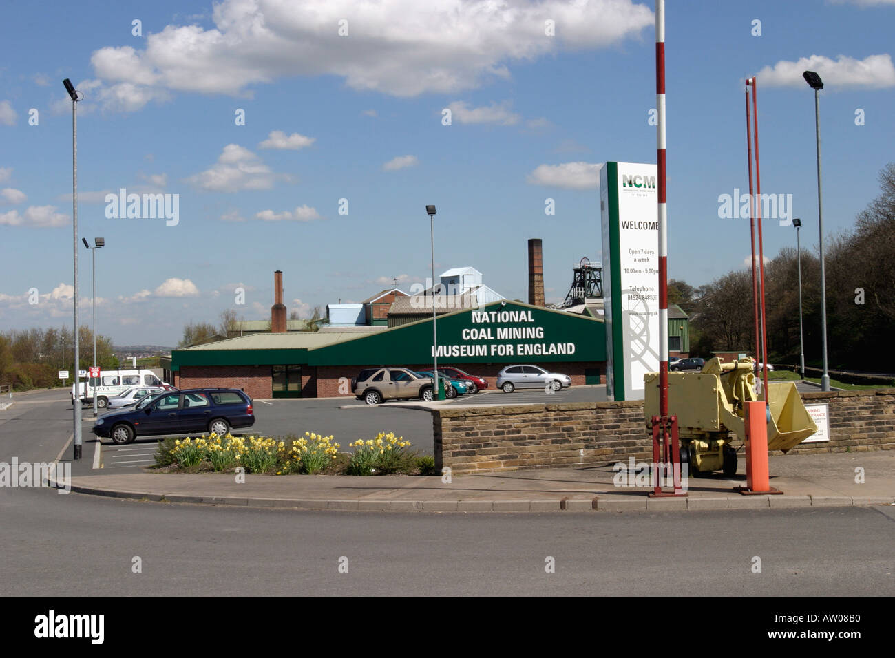 National Coal Mining Museum per Inghilterra Wakefield West Yorkshire Foto Stock