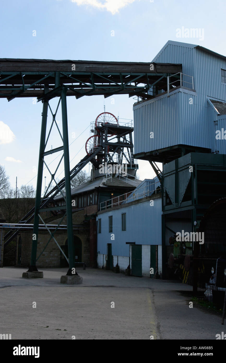 Vista generale del National Coal Mining Museum per Inghilterra Wakefield West Yorkshire Foto Stock