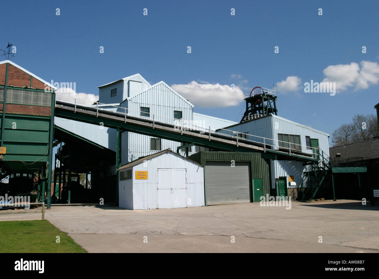 Vista generale del National Coal Mining Museum per Inghilterra Wakefield West Yorkshire Foto Stock