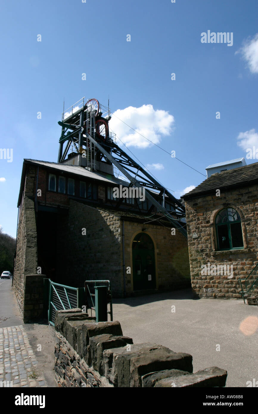 Vista generale del National Coal Mining Museum per Inghilterra Wakefield West Yorkshire Foto Stock