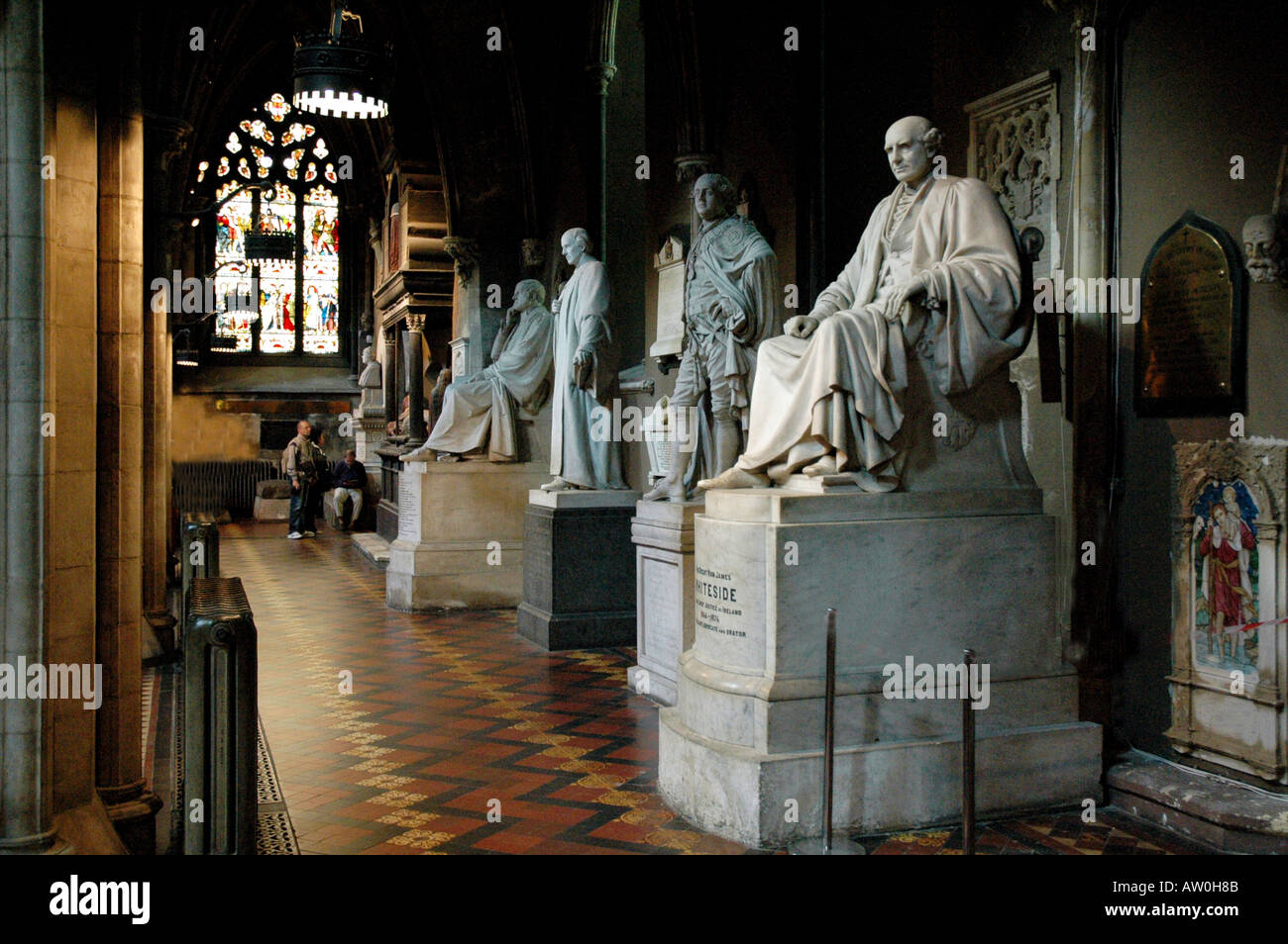 Monumenti St Patricks Cattedrale Anglicana Dublino Irlanda Foto Stock