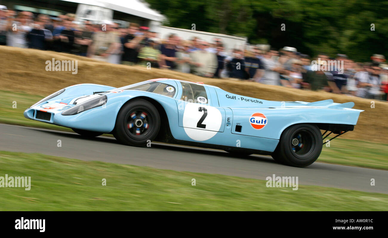 1970 Porsche 917K a Goodwood Festival della velocità, Sussex, Regno Unito. Foto Stock