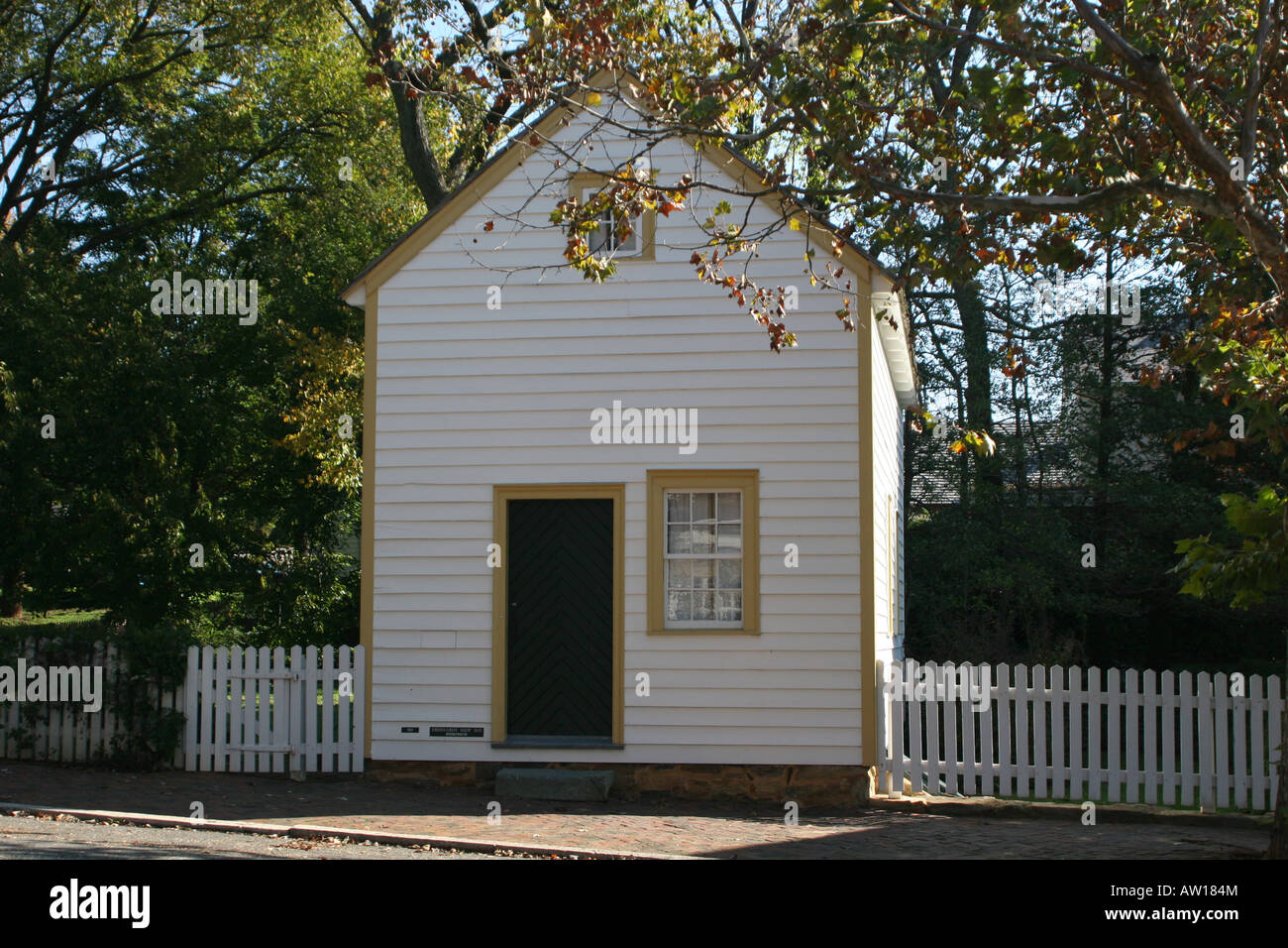 Eberhardt Shop 1833 Vecchia Salem North Carolina Foto Stock