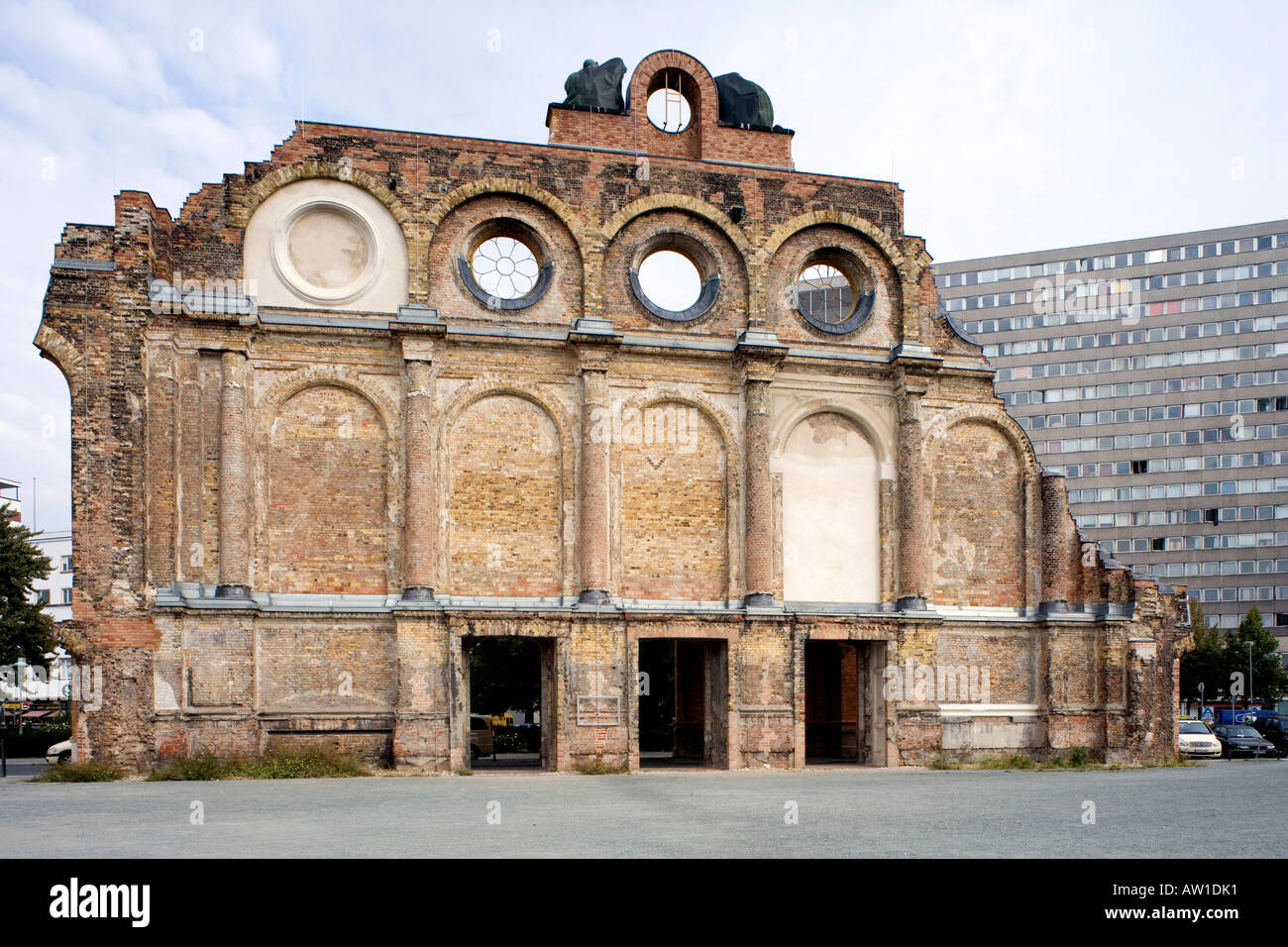 Berlino, Anhalter Bahnhof | Foto Stock