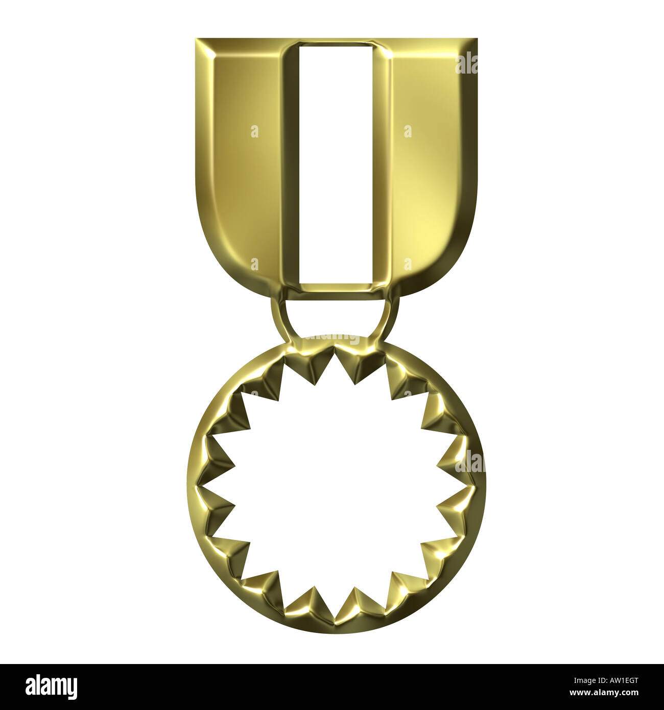 Golden Medal of Honor Foto Stock