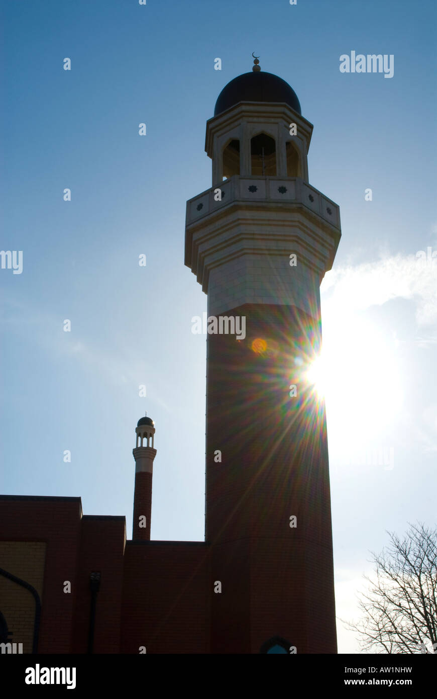 La Moschea centrale, Cowley Road, Oxford, Inghilterra Foto Stock